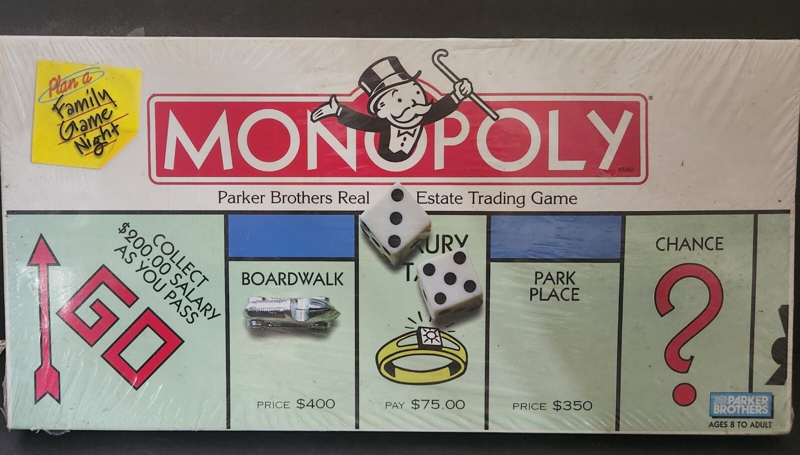 Vintage 1996 Monopoly Board Game Mint, Factory Sealed