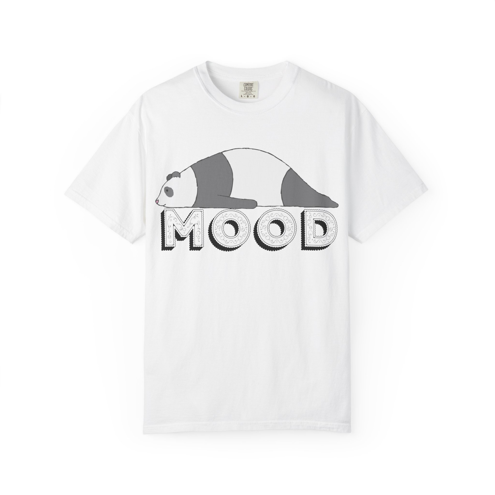 Camiseta Lazy Panda Mood, Linda Camiseta Gráfica, Regalo Amante de los Animales, Relajada [...]