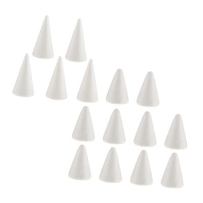 15x Bastel Schaumstoff Zapfen Kinder Weihnachtsbaum Projekt für Weihnachtsbäume Hochzeit