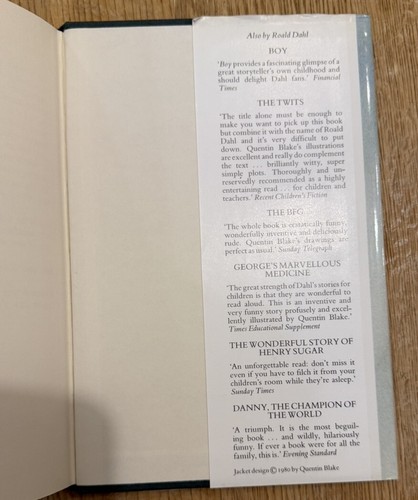 Roald Dahl The Witches First Edition 1st 1983 Hardback. Author Of Matilda Bfg - Picture 11 of 22