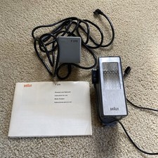 Vintage Braun F-270 Photography Camera Flash With Manual  Power Cord - Works