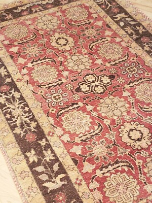 New w/ Tags Genuine Hand Knotted High Quality Wool  3'6x5'6 Rug MSRP $1,950.00