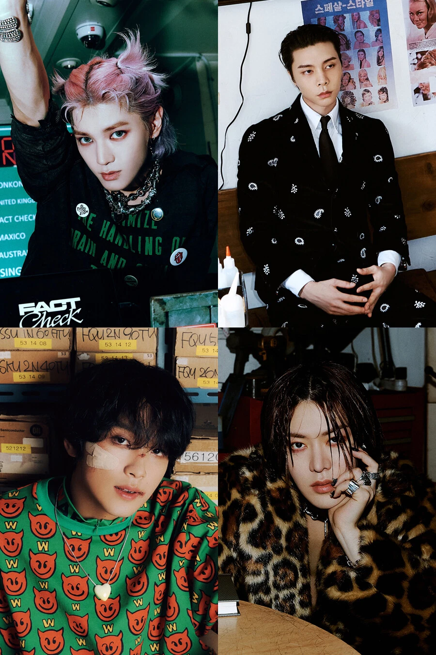 NCT 127 FACT CHECK Album NEMO Ver/QR CARD+Poster+Photo Card+2 Card