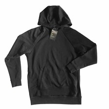 NWT NIKE Dry Dri Fit Black Training Hoodie Droptail Womens XS S 862756-010 75