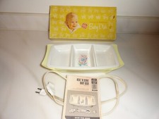 Vintage General Electric 1960's GE Heat N Serve Baby Dish Original Box USA WORKS