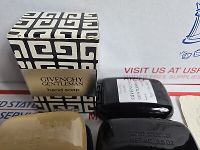 GIVENCHY GENTLEMAN 100g 3.5 Oz Soap Sealed! Vintage. See Pictures