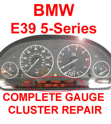 #ad BMW 5 Series E39 525i 528i 530i 540i M5 1995 2004 Instrument Cluster Repair $139.00