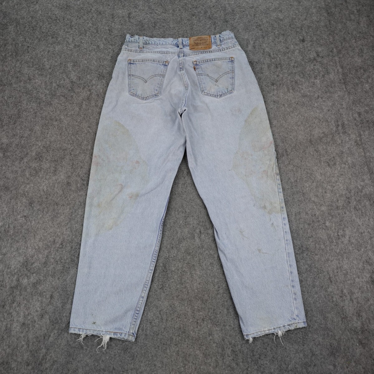 Vintage Levis Jeans Mens 34x30 Blue Denim 560 Orange Tab Loose