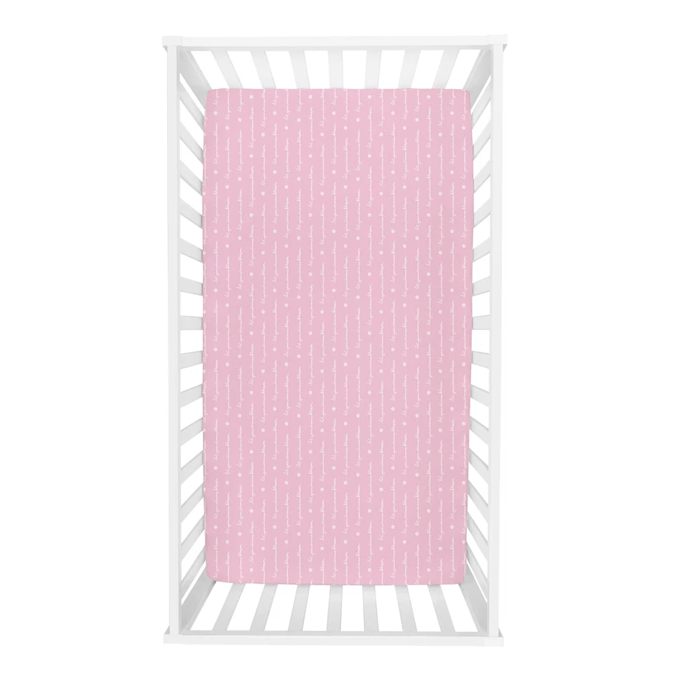 Floral 2-Pack Microfiber Fitted Crib Sheet Set Fits Standard Crib Mattress 28... - Image 4 of 4