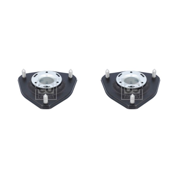 2X Febi Bilstein FederbeinstüTzlager Vorne FüR Toyota RAV 4 IV _A4_ 2.2 D 4WD-image