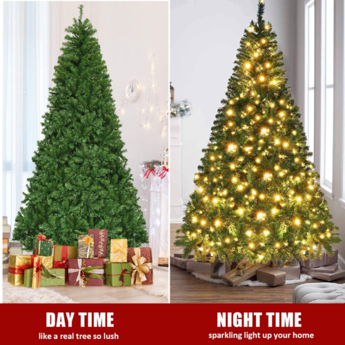 4/5/6/7Foot Artificial Christmas Tree Spruce Decoration With Lights Holiday Xmas - Bild 9 von 27