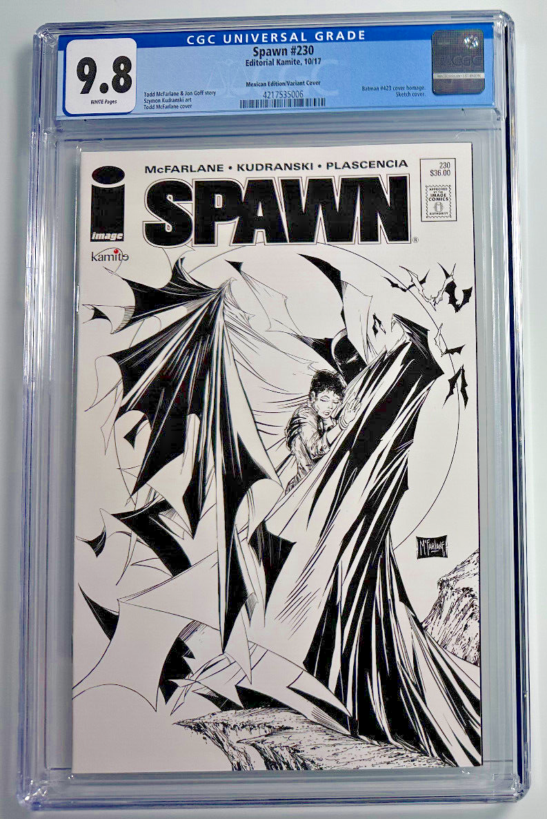 SPAWN #230 CGC 9.8!! (Image Comics April 2013) Mexican Edition CGC