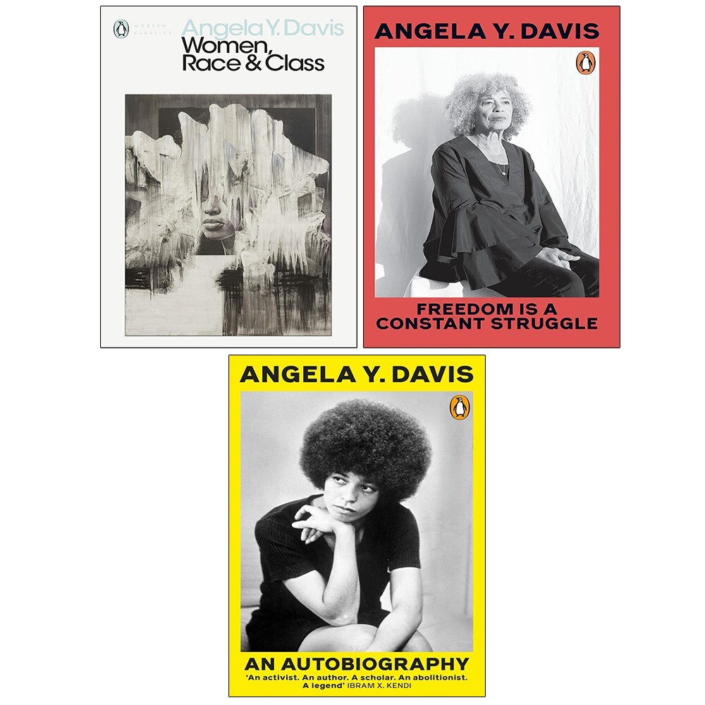 Angela Y. Davis Collection 3 Books Set Women Race Class, Freedom Is A Constant