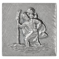 Hr 10210801 Plakette Heiliger St. Christophorus Schutzpatron Selbstklebend