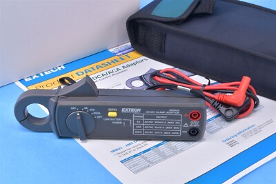 Extech 200A AC/DC Clamp-on Probe Adaptor Works w/ DMM or Oscilloscope