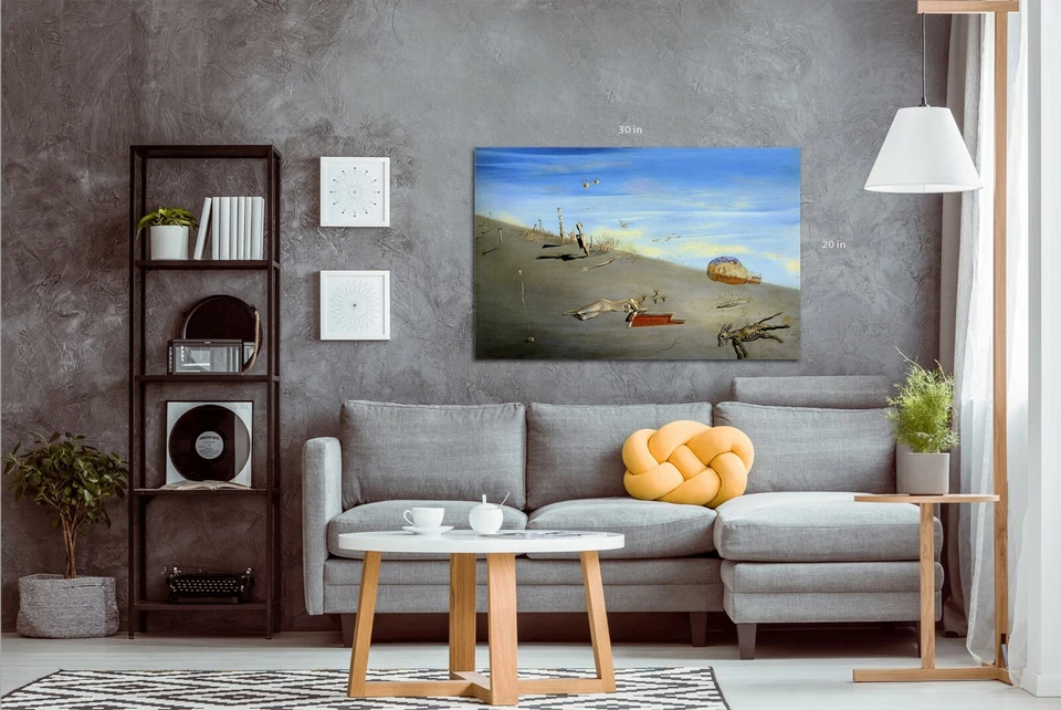 Impresión de cuadro de arte de pared en lienzo de miel es más dulce que la sangre Salvador Dalí Foto 3 de 4