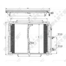 Kondensator Klimaanlage f&uuml;r Mercedes-Benz S-Klasse W140 Volvo XC60 156