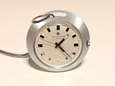 VINTAGE SMALL 39.5mm ELEGANT GERMANY MEN'S MECHANICAL POCKET WATCH '' ''JUNGHANS''