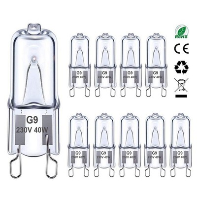 G9 25W 40W 50W 60W  Halogenlampe Leuchtmittel Birne Warmweiß 230V