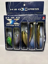 ORIGINAL PACKAGE Never Opened H20 Xpress 5-Piece Pros Edge Hardbait Kit