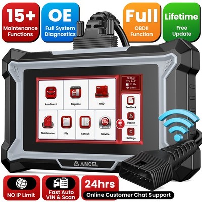 Automotive Full System OBD2 Diagnostic Tool Car Scanner Code Reader 