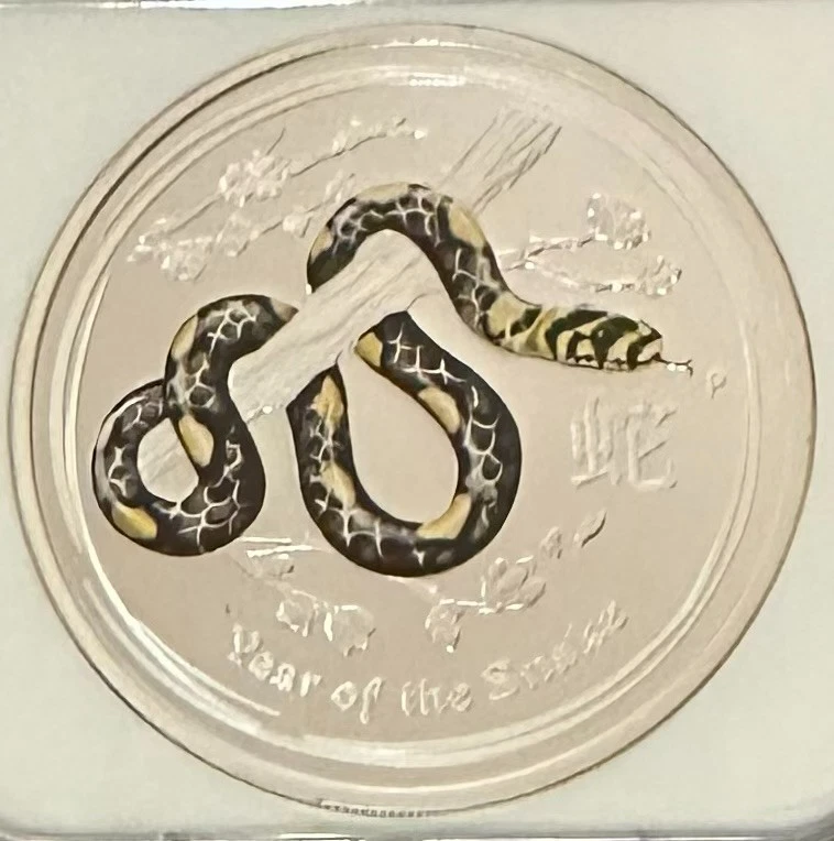 2013 P $1 Australia Year of the Snake Colorized NGC PF 69 One of  1st 500 Struck - Image 2 of 4
