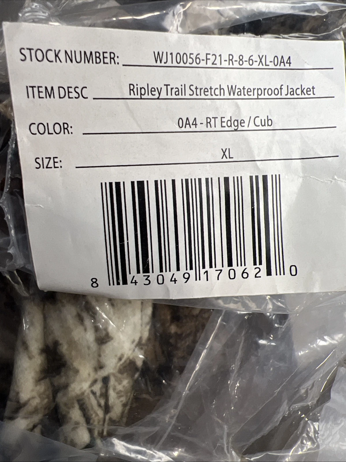 NWT Habit Ripley Trail Waterproof Hunting Jacket XL Realtree Camo Scent Factor image 17