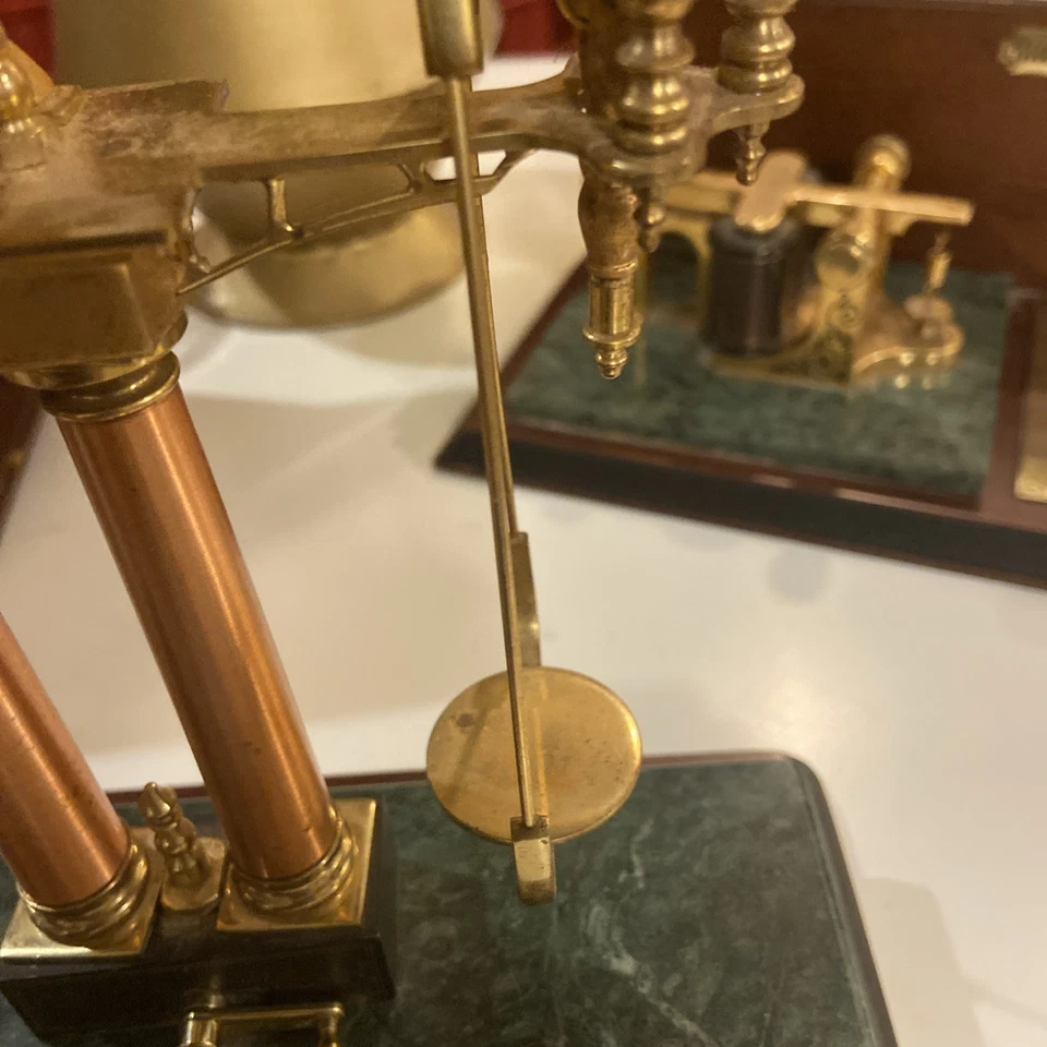 150 Aniversario Fiebre del Oro Escala Balance California Fiebre del Oro Franklin Mint Foto 3 de 4