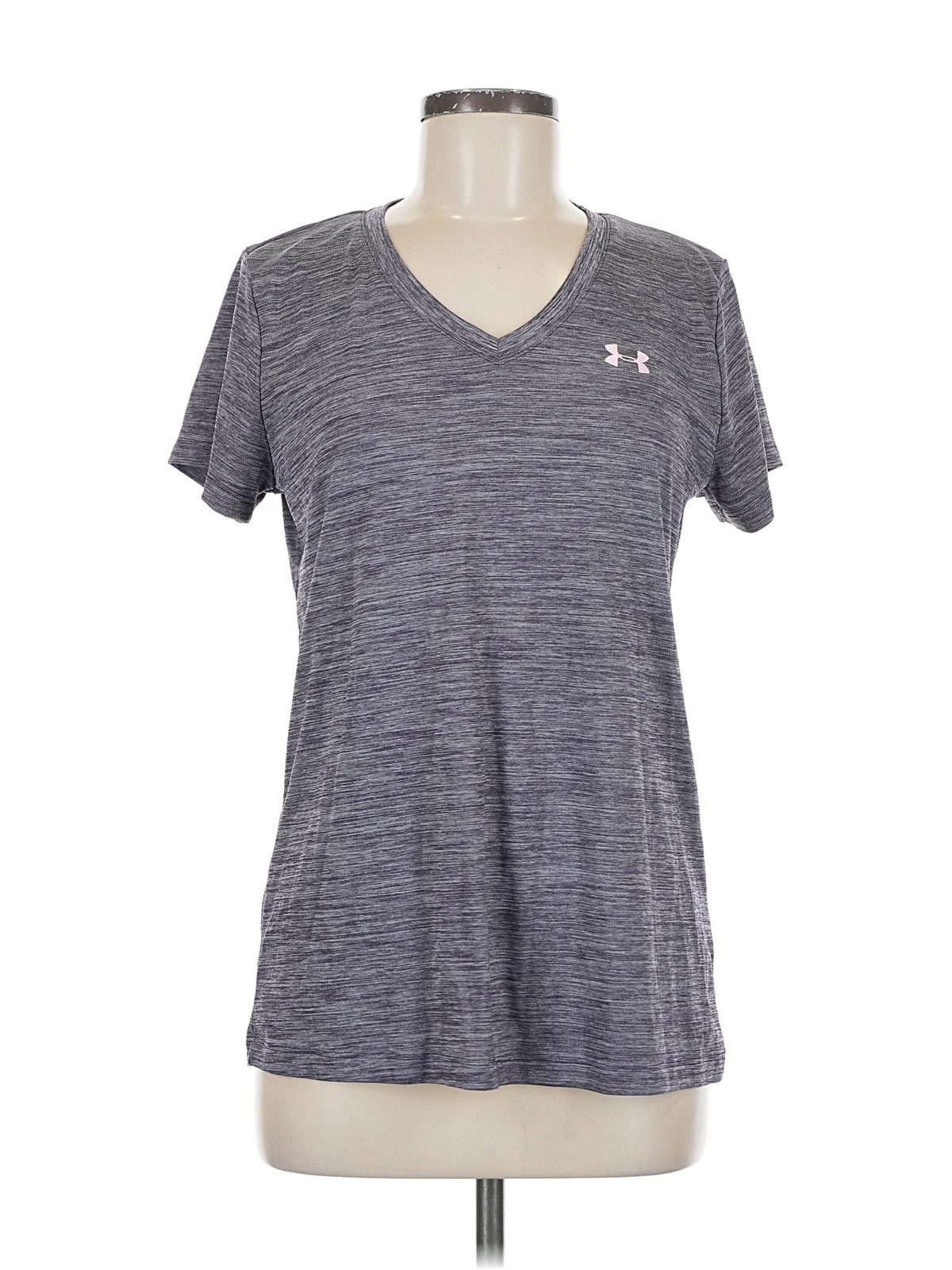Under Armour Women Gray Active T-Shirt M