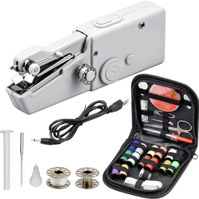 Elektrische Mini-Nähmaschine - Tragbar und Effizient - DIY, Handwerk, Reisen