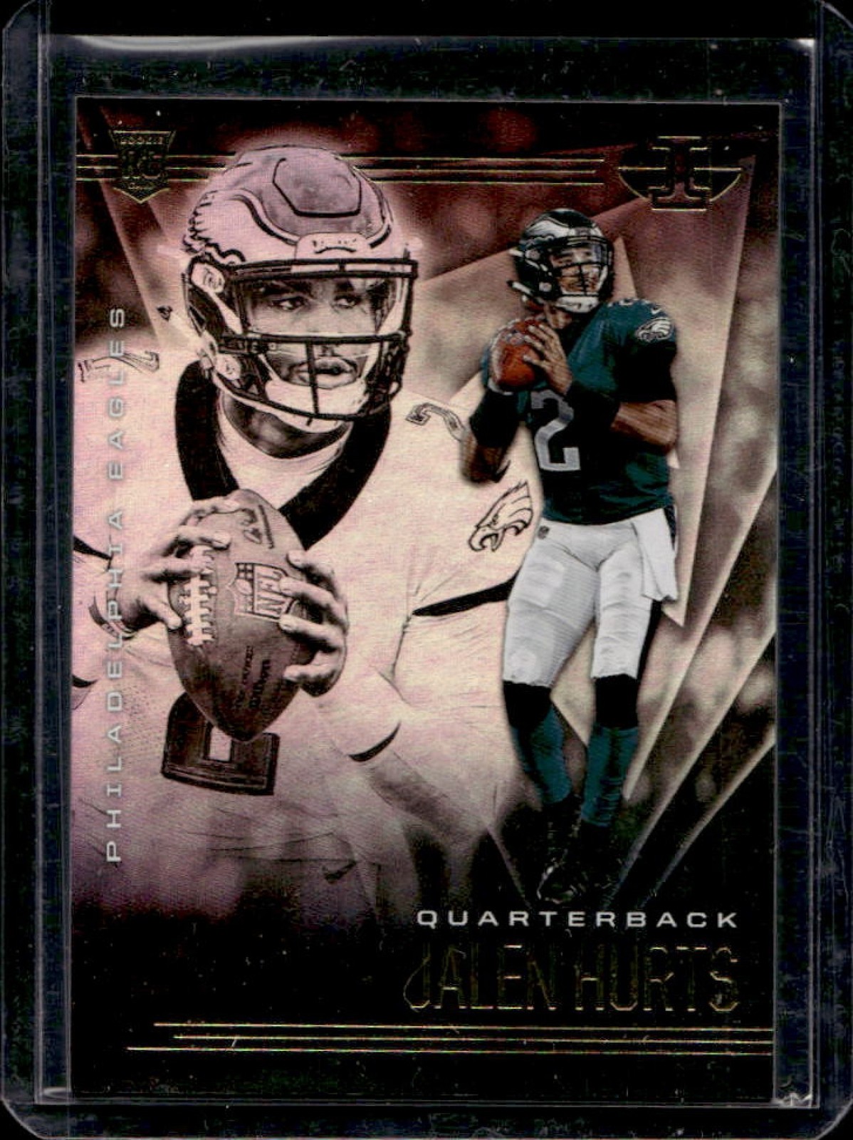 2020 Panini Illusions Jalen Hurts Rookie RC #11 Eagles