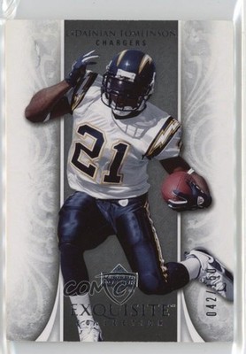 2006 Upper Deck Exquisite Collection /150 LaDainian Tomlinson #50 HOF 4f5