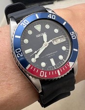 Seiko 7S26-0050 Diver Automatic Watch Vintage Men's 39mm