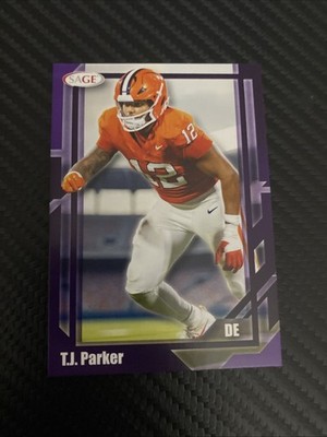 2026 Sage High Series Mega Purple Parallel #151 T.J. Parker Special Offer