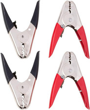 Heavy Duty Battery Jumper Cable Clamps - Set Of 4 1100a Capacity Insulated Par Heavy Duty Battery Jumper Cable Clamps - Set Of 4 1100a Capacity Insulated Par
