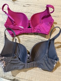 LOT of 10 Women's VICTORIA'S SECRET Underwire Bras Size 32DDD (8) & 34DD (2)
