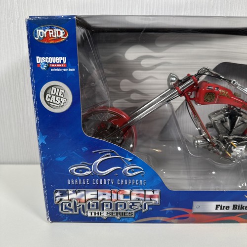 Joyride American Chopper TV Series Fire Bike Motorcycle 1:10 Diecast Model OCC - Picture 3 of 13