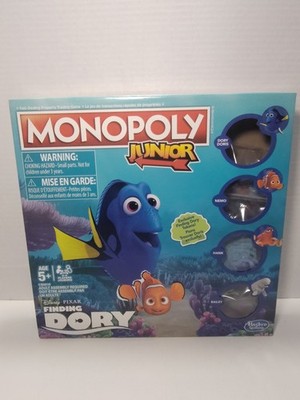 Monopoly Junior Finding Dory Disney Pixar - 100%  Complete Hasbro Board Game