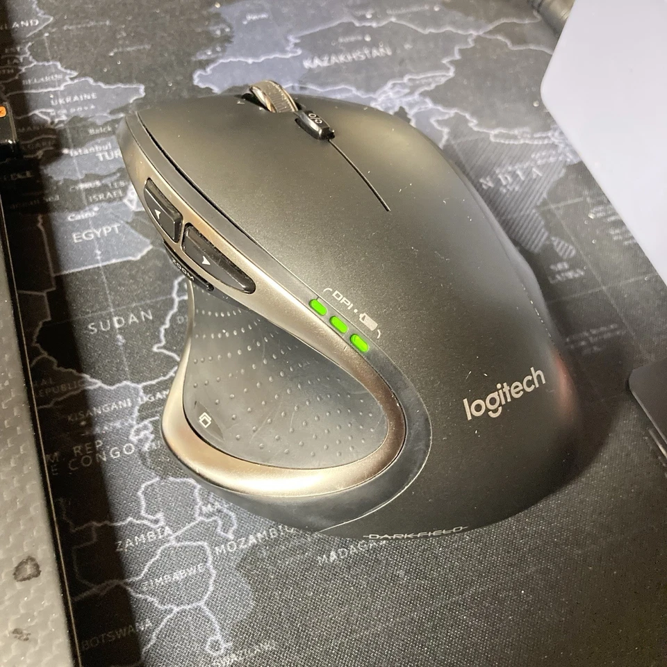 Logitech Performance MX M-R0007 Darkfield Wireless Ergonomic Mouse Dongle Works - Image 2 of 4