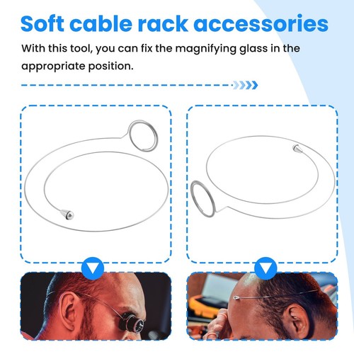 4Pcs Cord Holders Magnifier Loupe Holder Watchmakers Loupe Lens Headband - Afbeelding 4 van 9