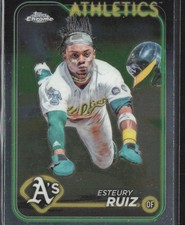 2024 Topps Chrome Esteury Ruiz Oakland Athletics #241
