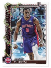 2025-26 Topps Holiday Basketball Jalen Duren Card #H33 Detroit Pistons