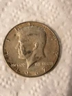 Kennedy 1967 silver half dollar .