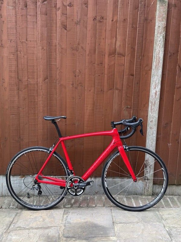 Specialized Tarmac SL5 Expert 2015 58cm Road Bike Rare Red Drenched Colourway