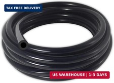 18 Id Silicone Vacuum Hose 16ft High Temp Automotive Tubing Black 18 Id Silicone Vacuum Hose 16ft High Temp Automotive Tubing Black
