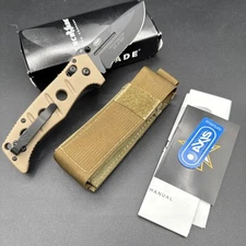 Benchmade Sibert Adamas 275BKSN 3.82" AXIS Lock, Tan G10 3.82", D2, 523/1000