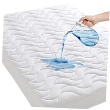 Mattress Protector, 100 Waterproof Mattress Protector King Microfiber-Wave