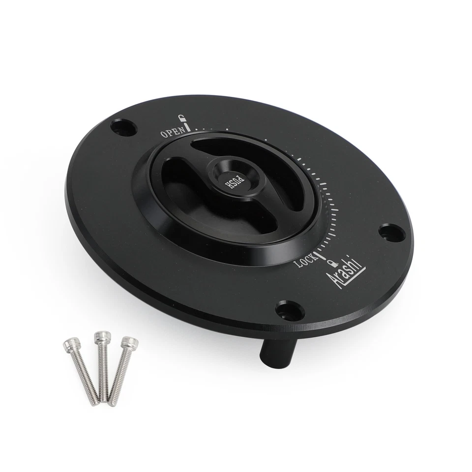 Keyless Quick Release Push & Turn Fuel Cap For Honda CBR600 F2/F3/F4/F4i 91-06 - Image 2 of 4