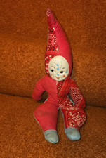 Totally Not Cursed or Haunted In Any Way Clown Doll Handmade Bandana 18"