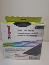 Legrand CDBK-5 WIREMOLD Corduct 5' Cord Protect Rubber Strips Prevent Tripping